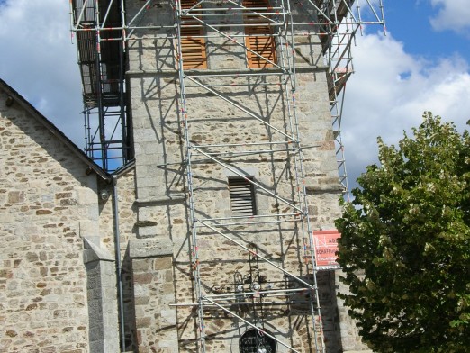 protection couvreur CLOCHER EGLISE CASSANIOUZE